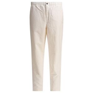 NORSE PROJECTS Pleated Relaxed Fit Cotton Pants Men WHITE